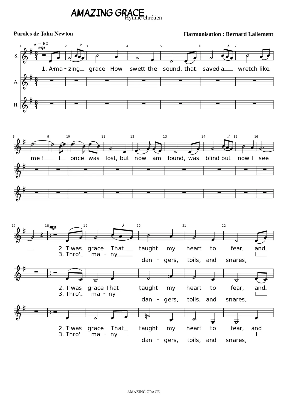 amazing grace - Page 1