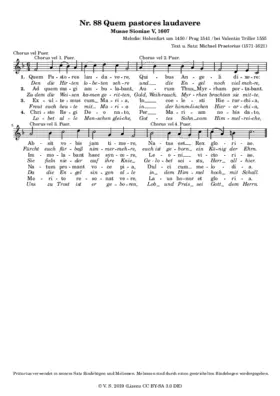 Quem pastores laudavere a 4 with children