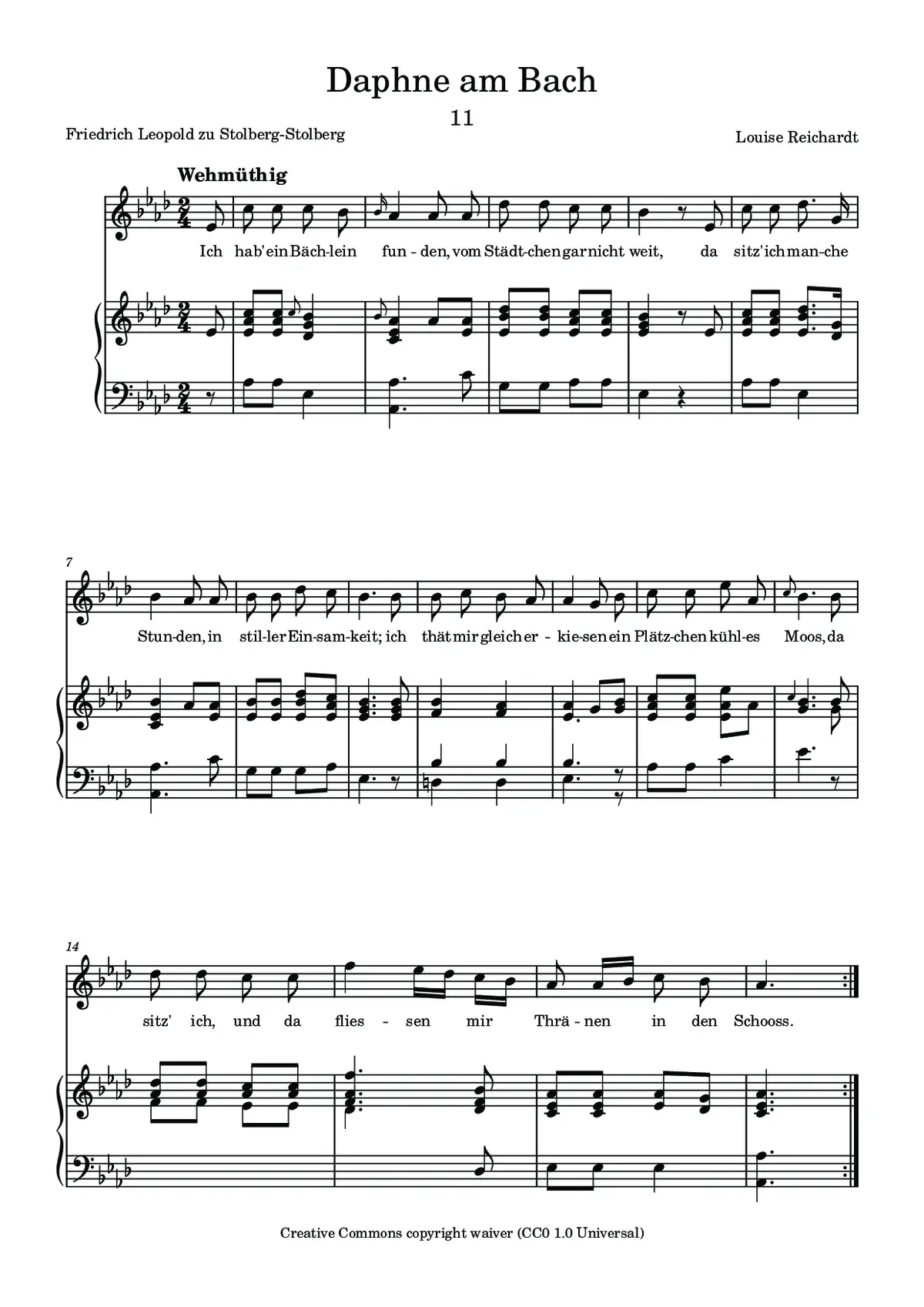 Daphne am Bach - Page 1