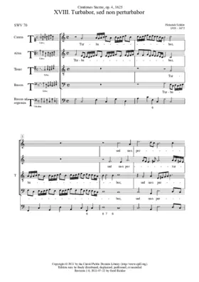 Turbabor, sed non perturbabor, SWV 70