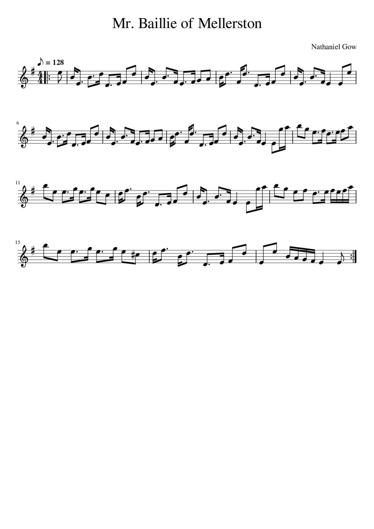 Mr. Baillie of Mellerston - Page 1