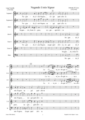 Negando il mio Signor