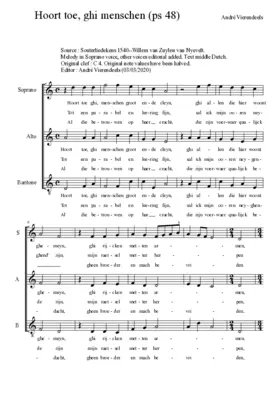 Hoort toe, ghi menschen