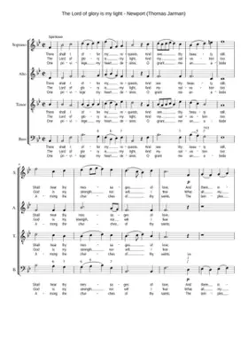 The Lord of glory is my light