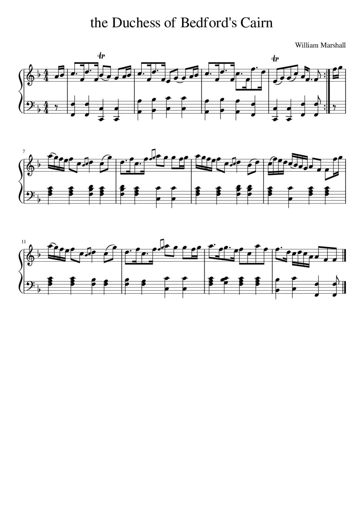 the Duchess of Bedford's Cairn - Page 1