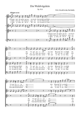 Die Waldvögelein, Op. 88, No. 4