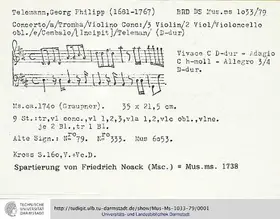 Concerto for Violin, Cello, Trumpet and Strings