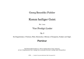 Komm heiliger Geist, Op.2 No.1