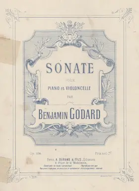 Sonate pour Violoncelle