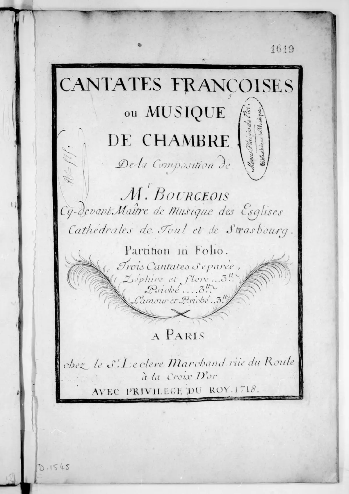 3 Cantates séparées - Page 1