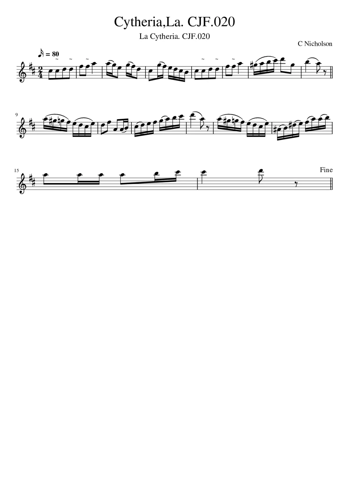 CytheriaLa. CJF.020 - Page 1