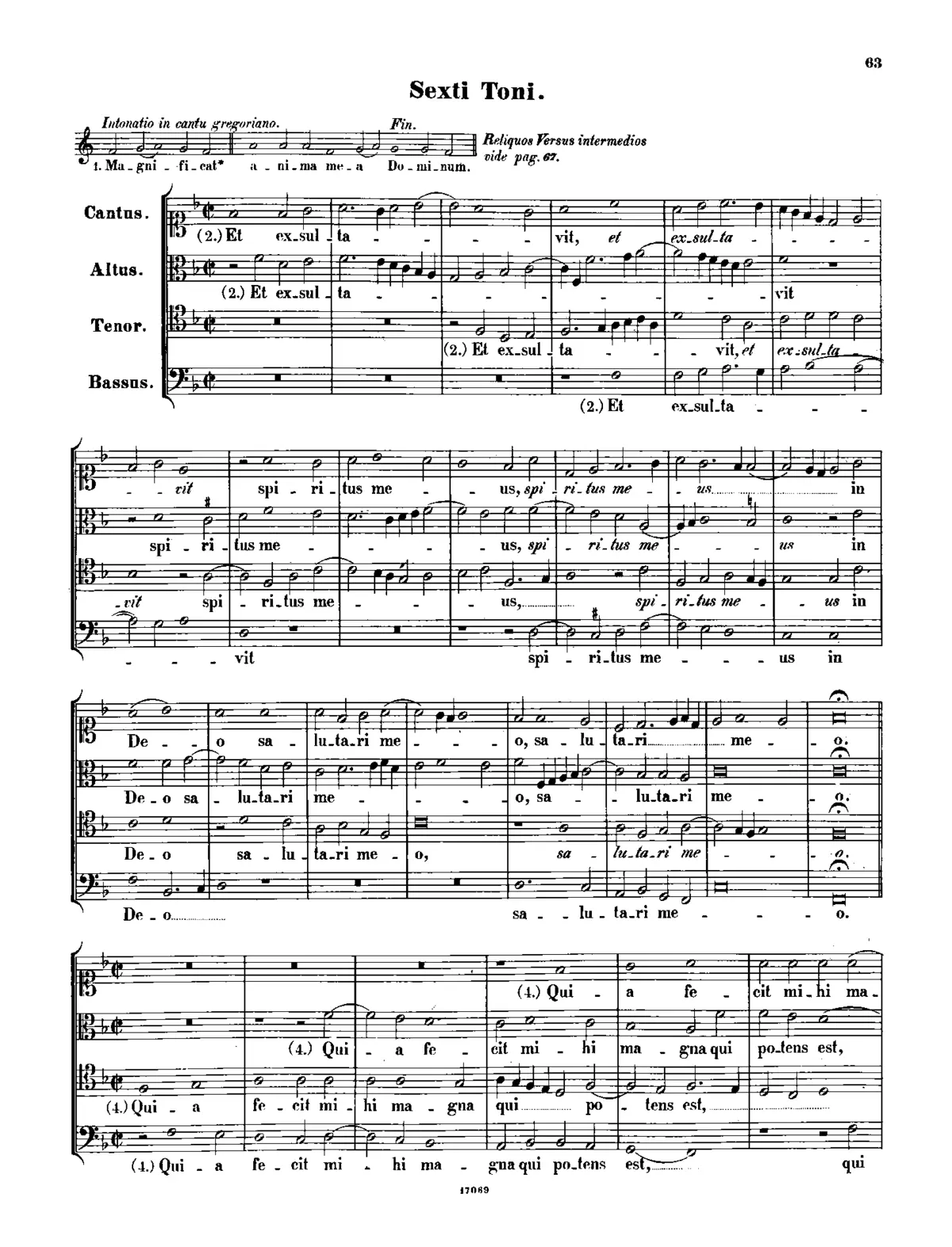 Magnificat sexti toni - Page 1