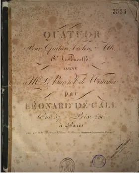 Quatuor pour Guitare, Violon, Alto & Violoncelle