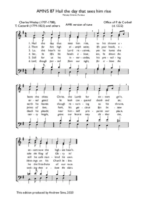 Hail the day that sees him rise II