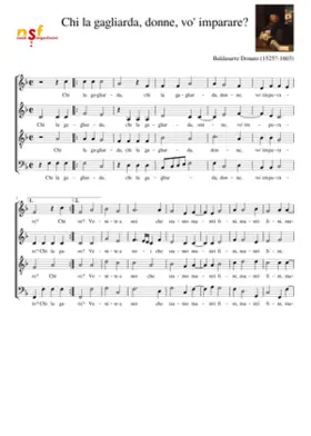 Chi la gagliarda donne vo' imparare?