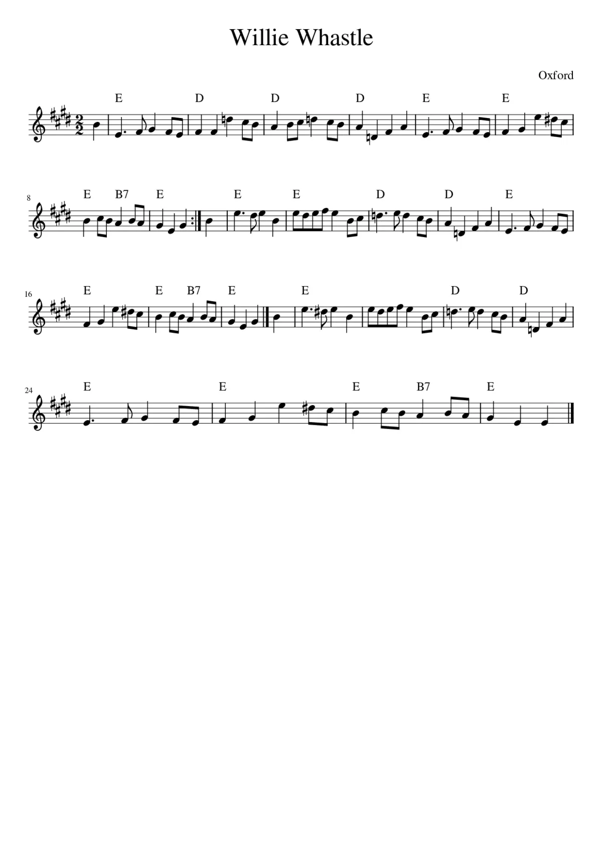 Willie Whastle - Page 1