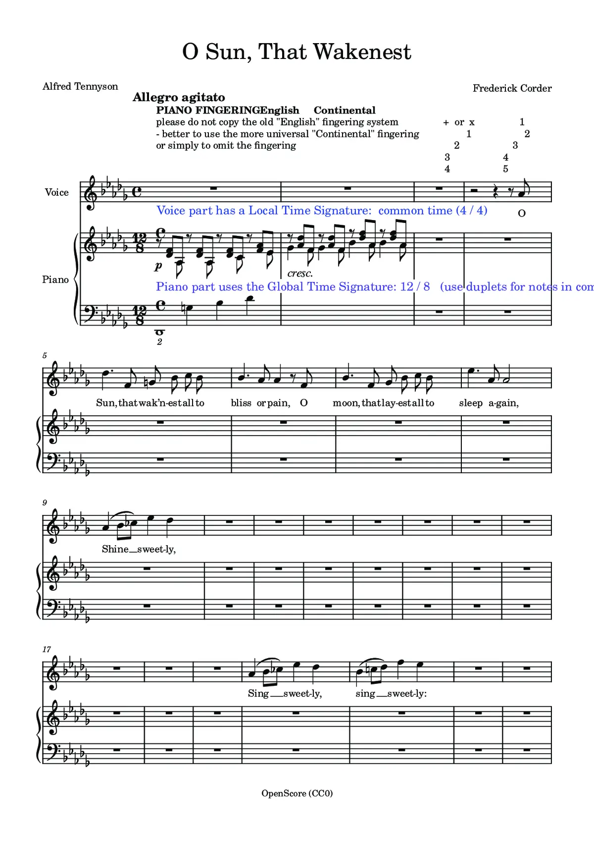 O Sun, That Wakenest - Page 1