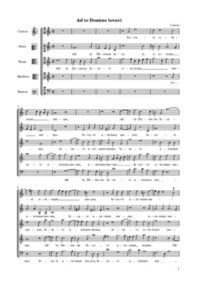 Ad te Domine levavi