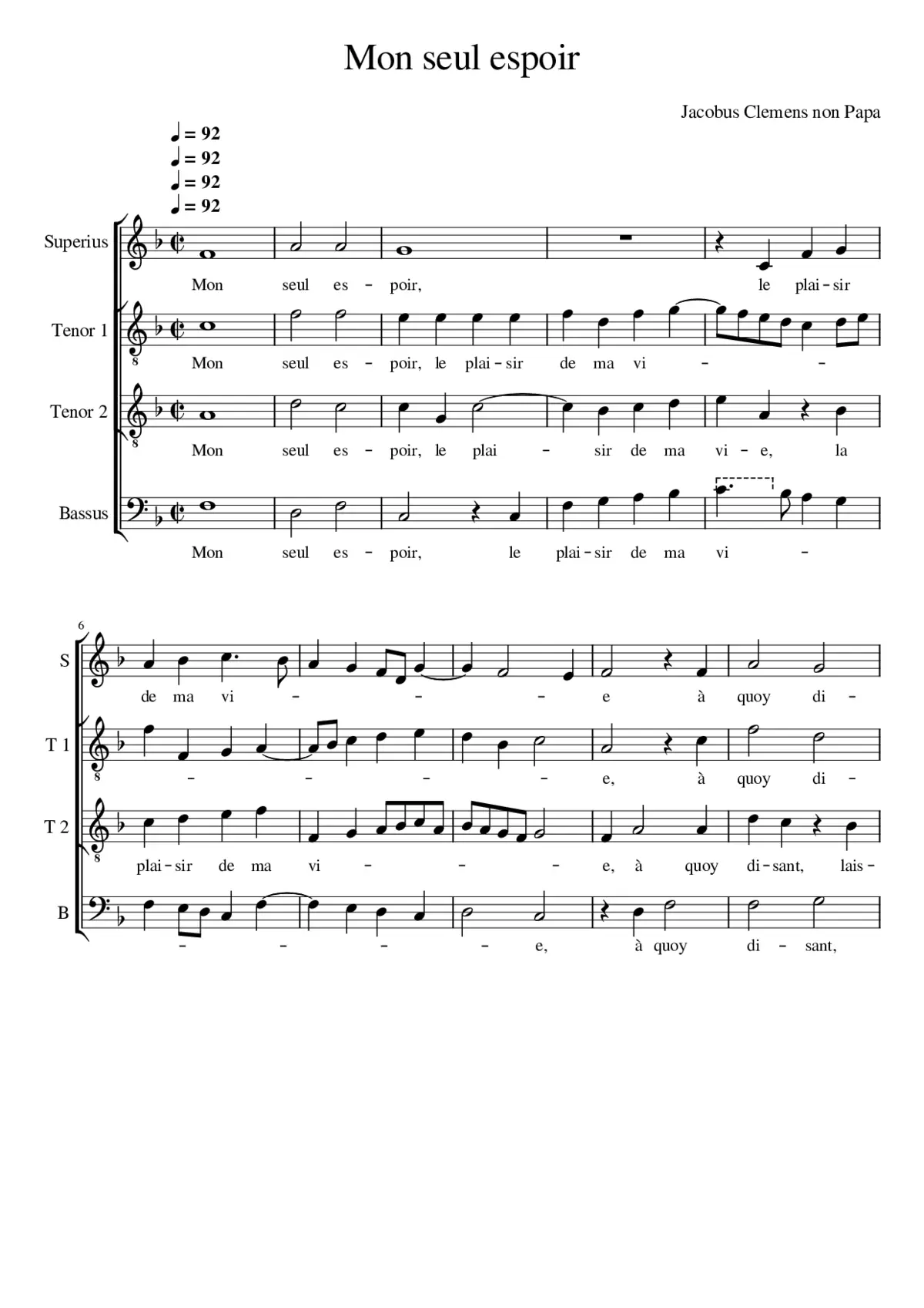 Mon seul espoir - Page 1