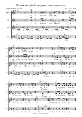 Décima a un glotón