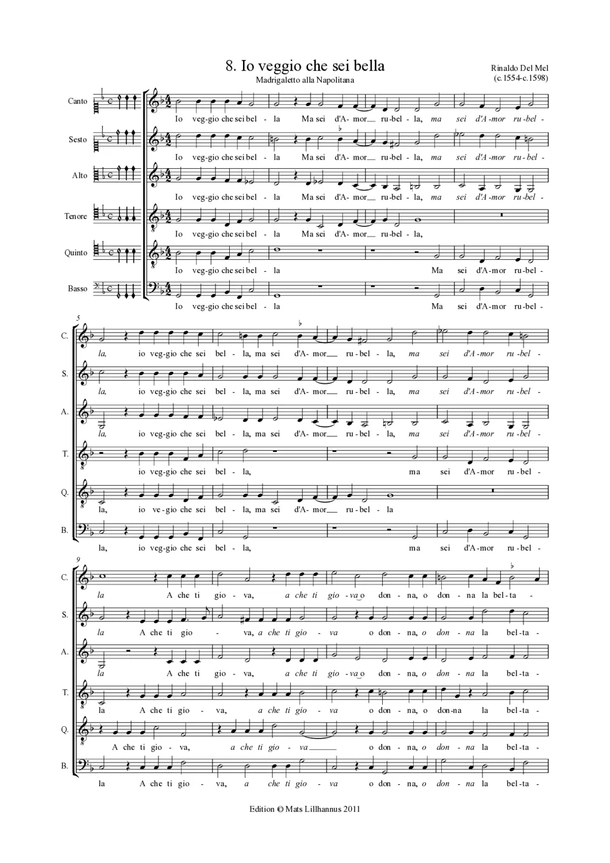 Io veggio che sei bella - Page 1
