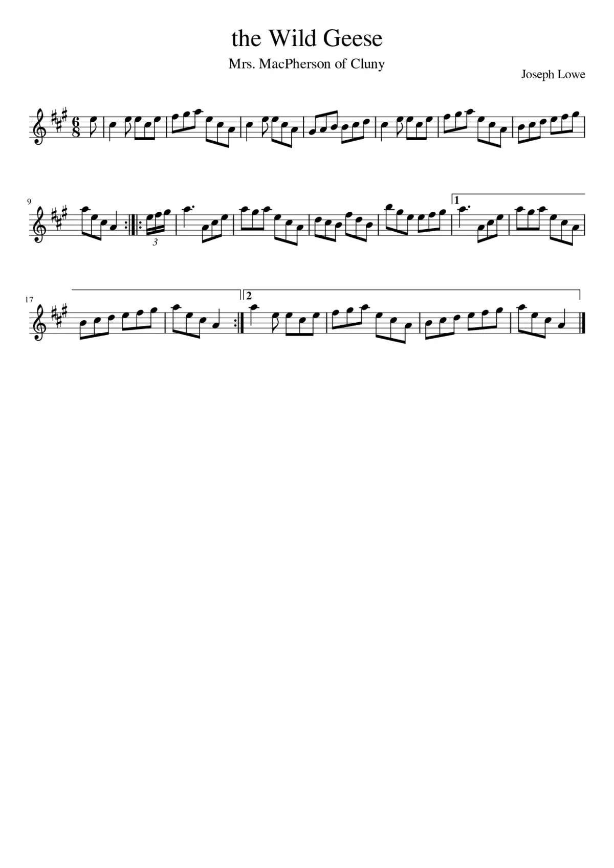 the Wild Geese - Page 1