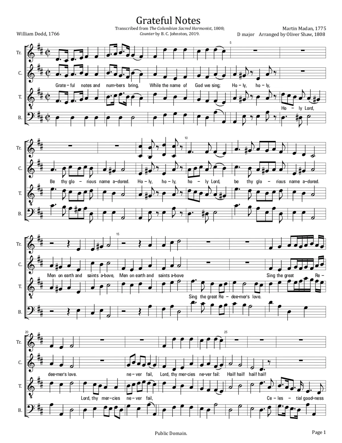 Grateful Notes - Page 1