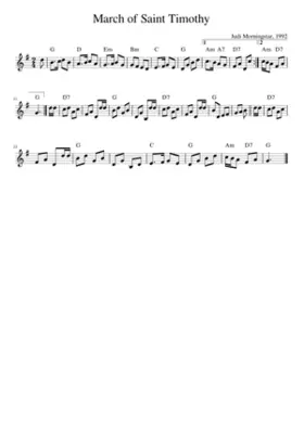 March of Saint Timothy