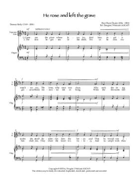 He rose and left the grave