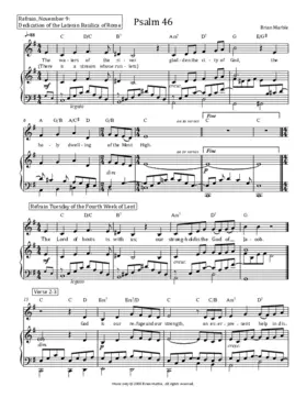 Psalm 46 for Lateran Basilica