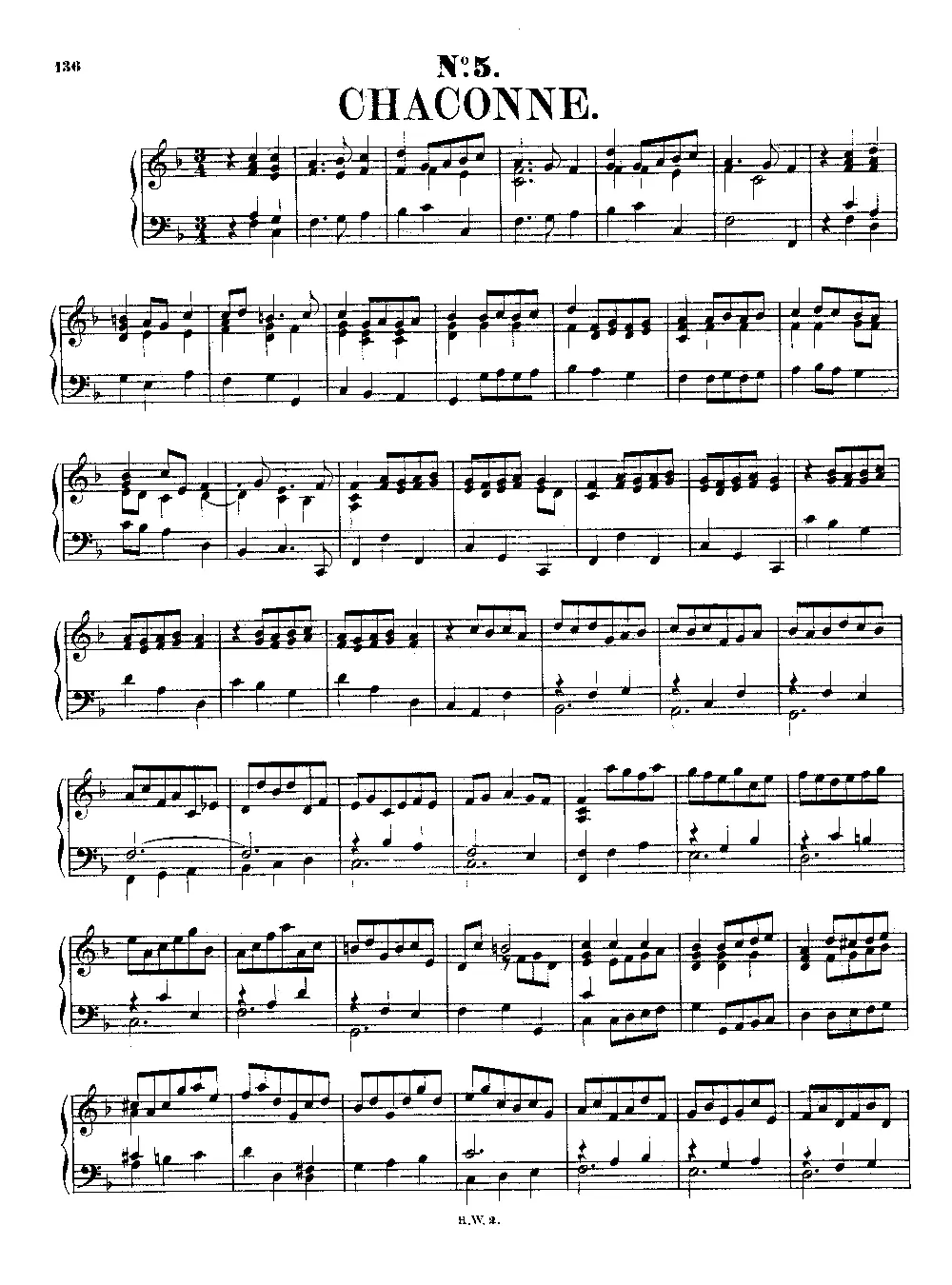 Chaconne in F - Page 1
