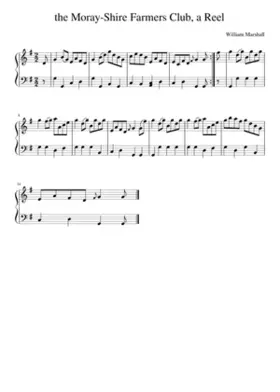 the Moray-Shire Farmers Club a Reel