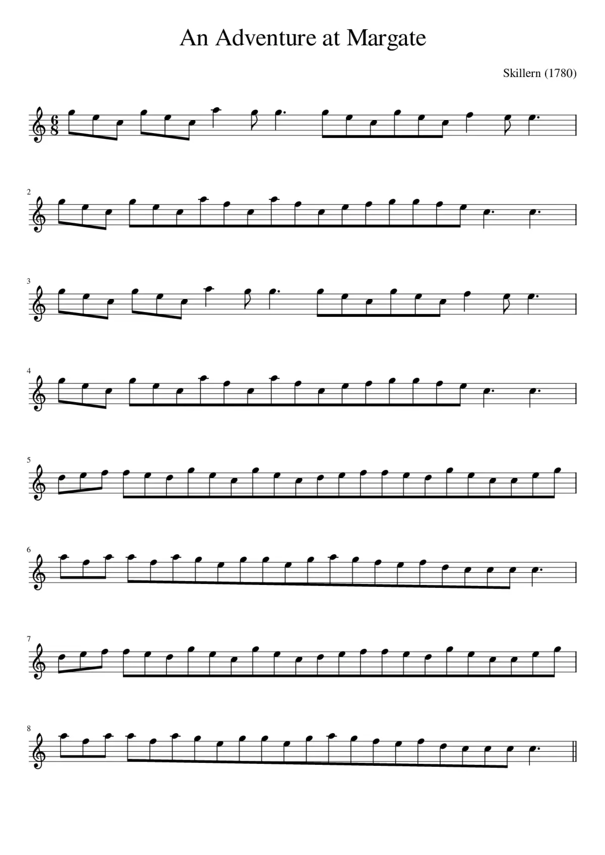 An Adventure at Margate - Page 1