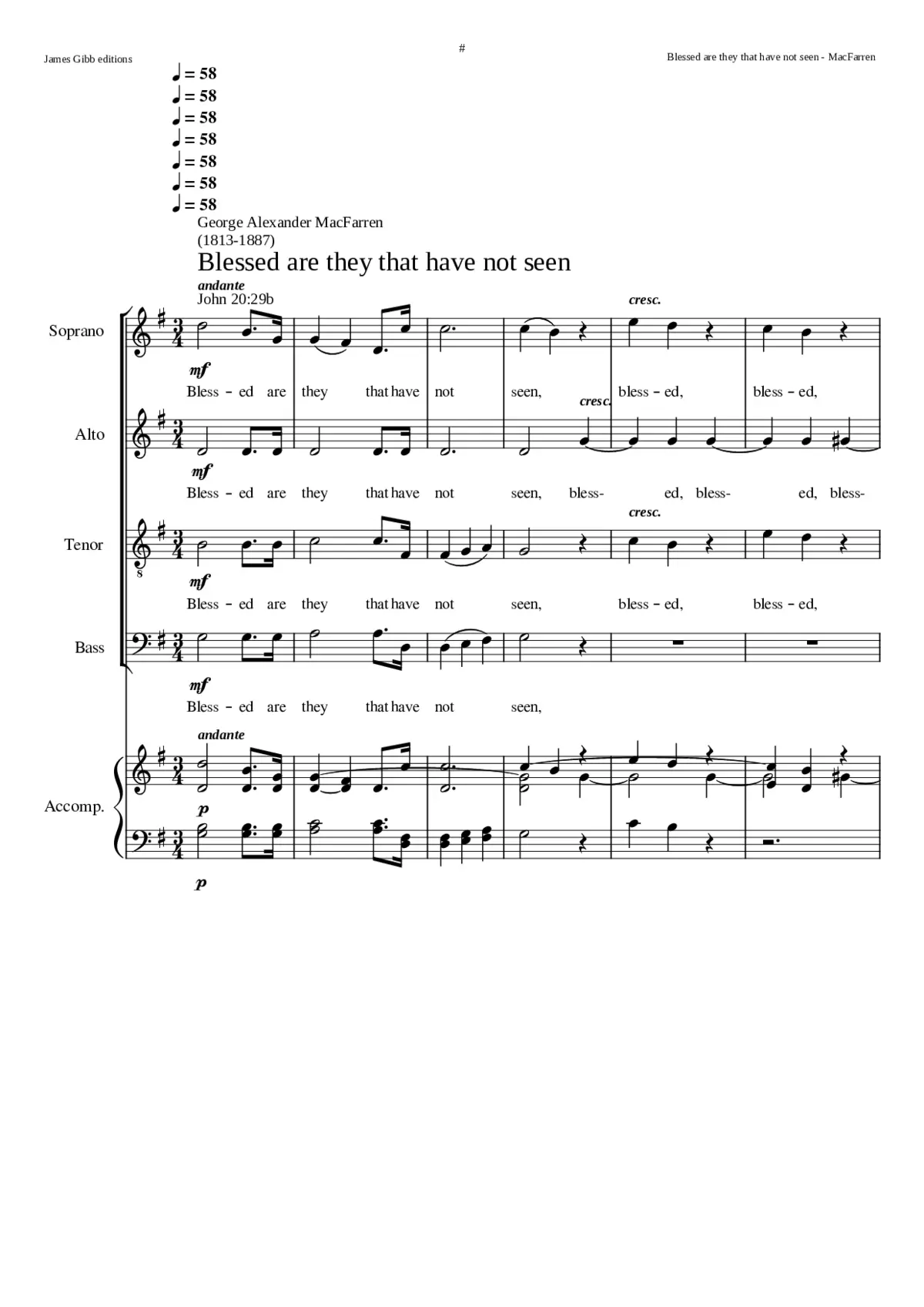 Blessed are they that have not seen - Page 1