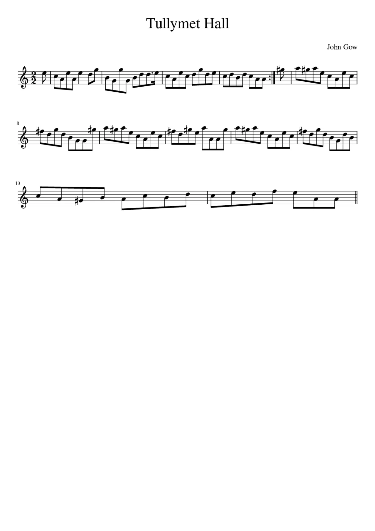Tullymet Hall - Page 1