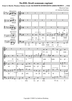 Oculi somnum capiant