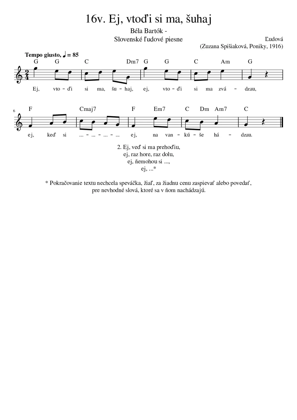 Ej vtoÄi si ma šuhaj - Page 1