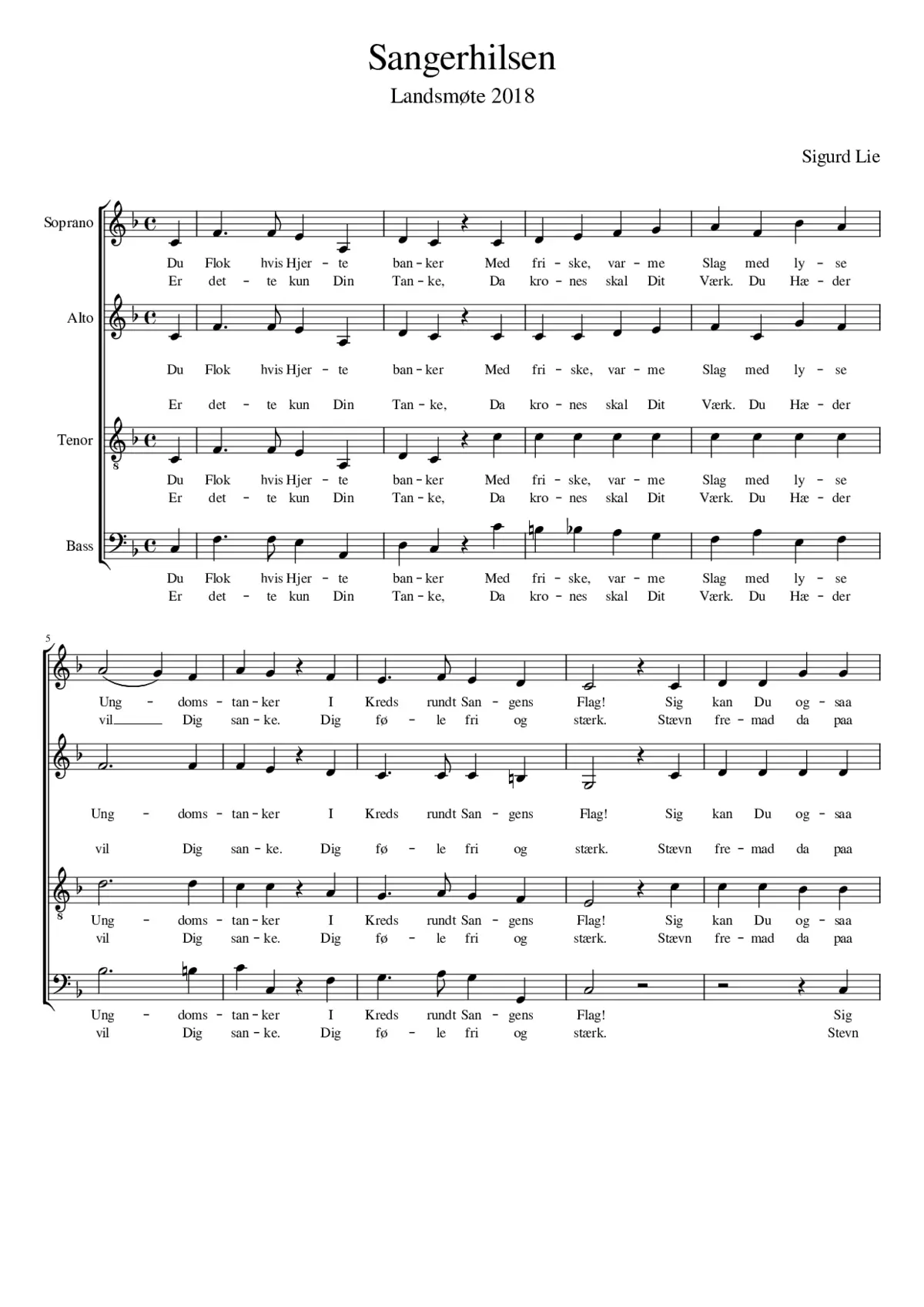 Sangerhilsen - Page 1