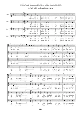 Ich will zu Land ausreiten