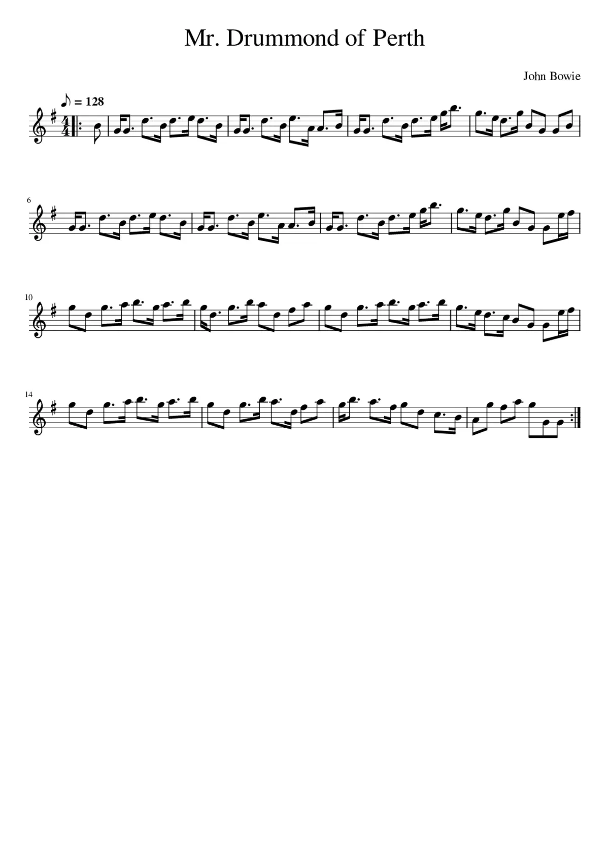 Mr. Drummond of Perth - Page 1