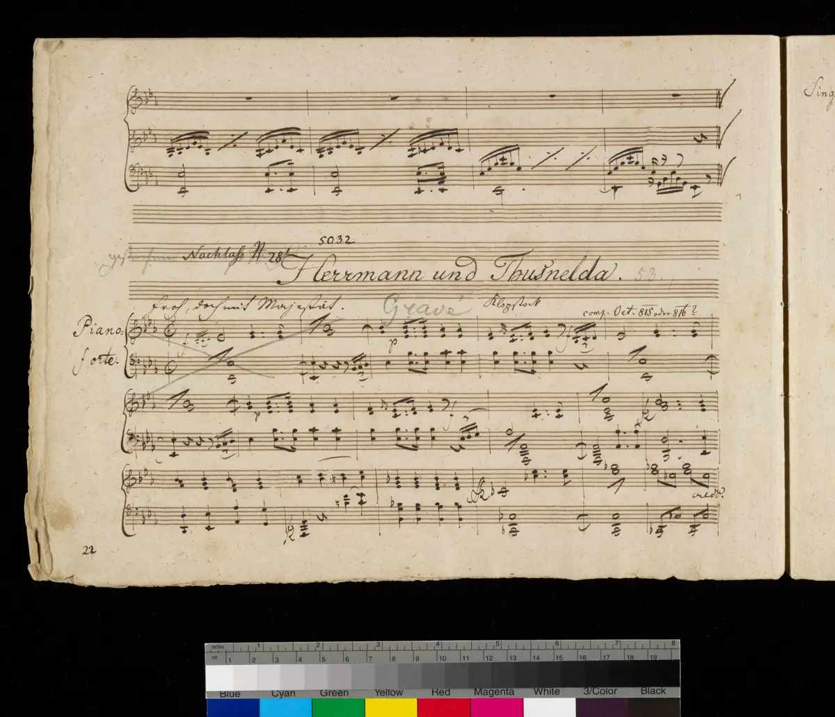 Hermann und Thusnelda - Page 1