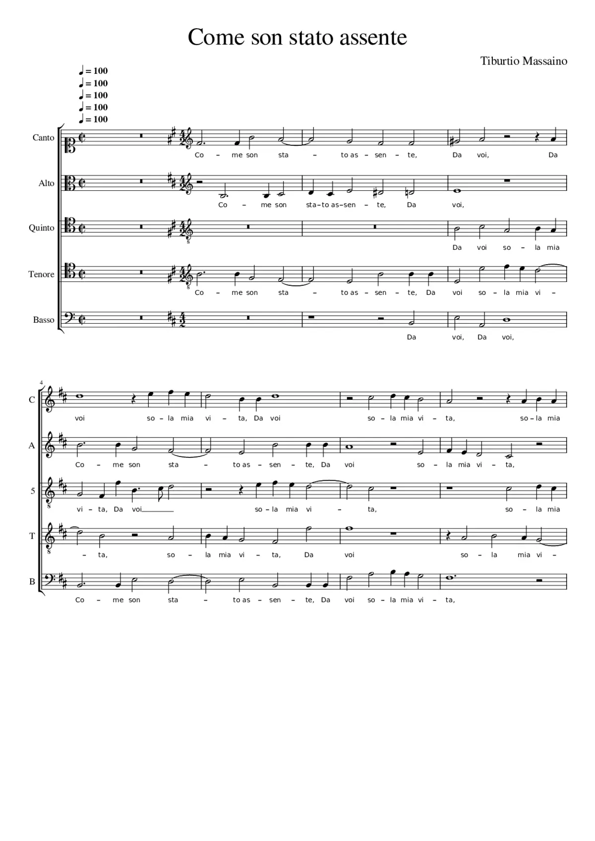 Come son stato assente - Page 1