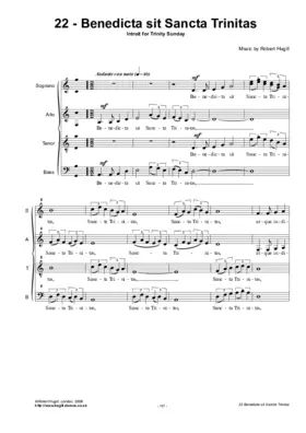 Benedicta sit Sancta Trinitas