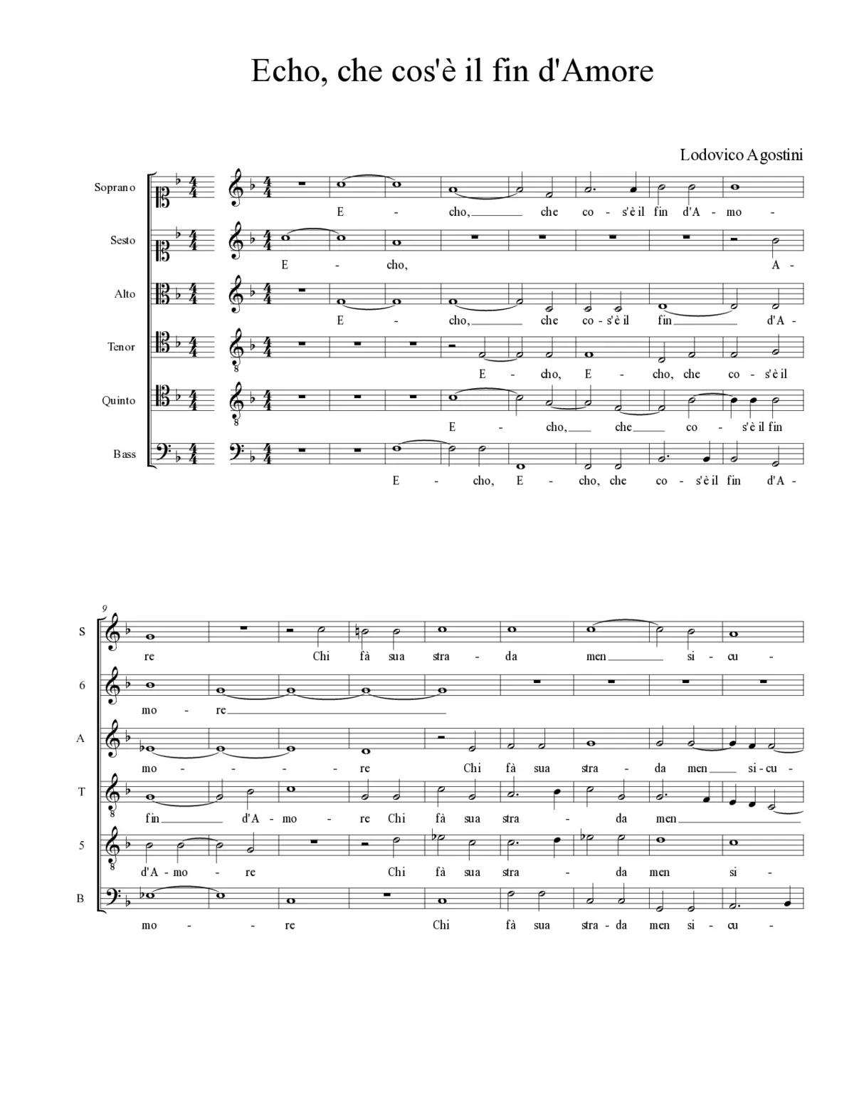 Echo, che cos'è il fin d'Amore - Page 1
