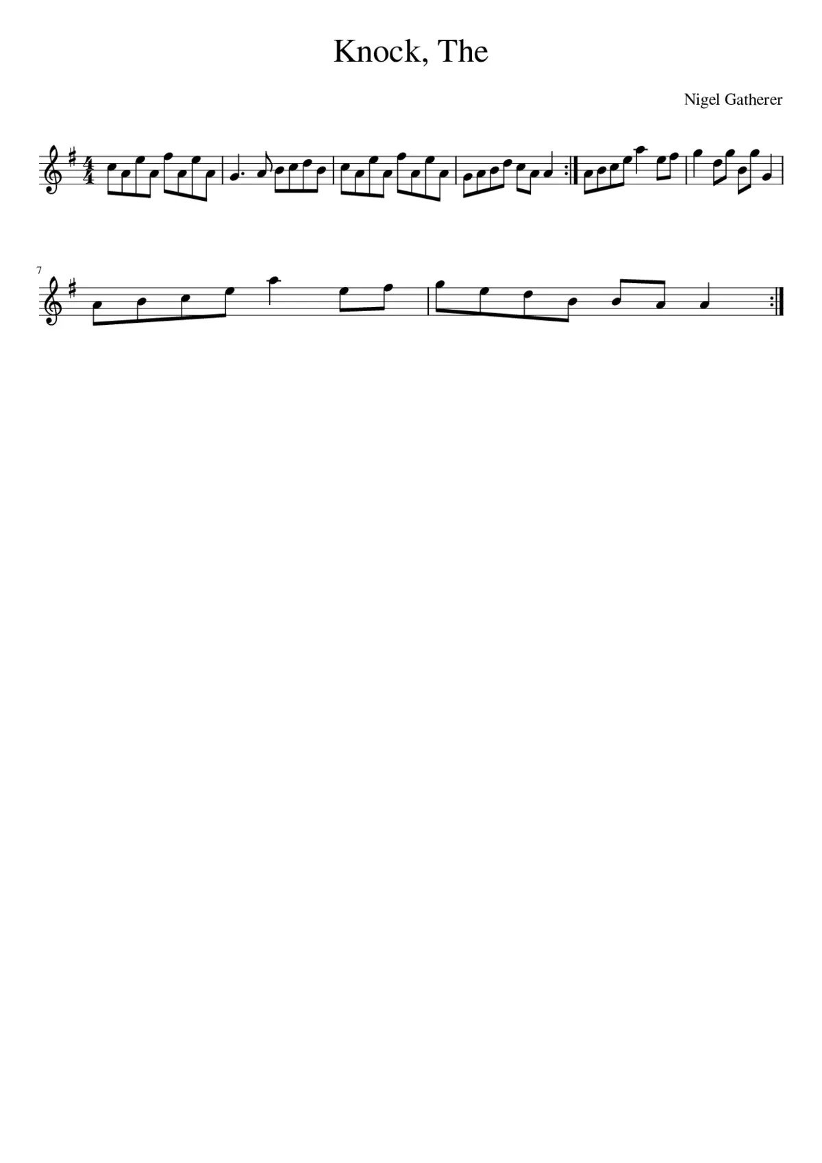The Knock - Page 1