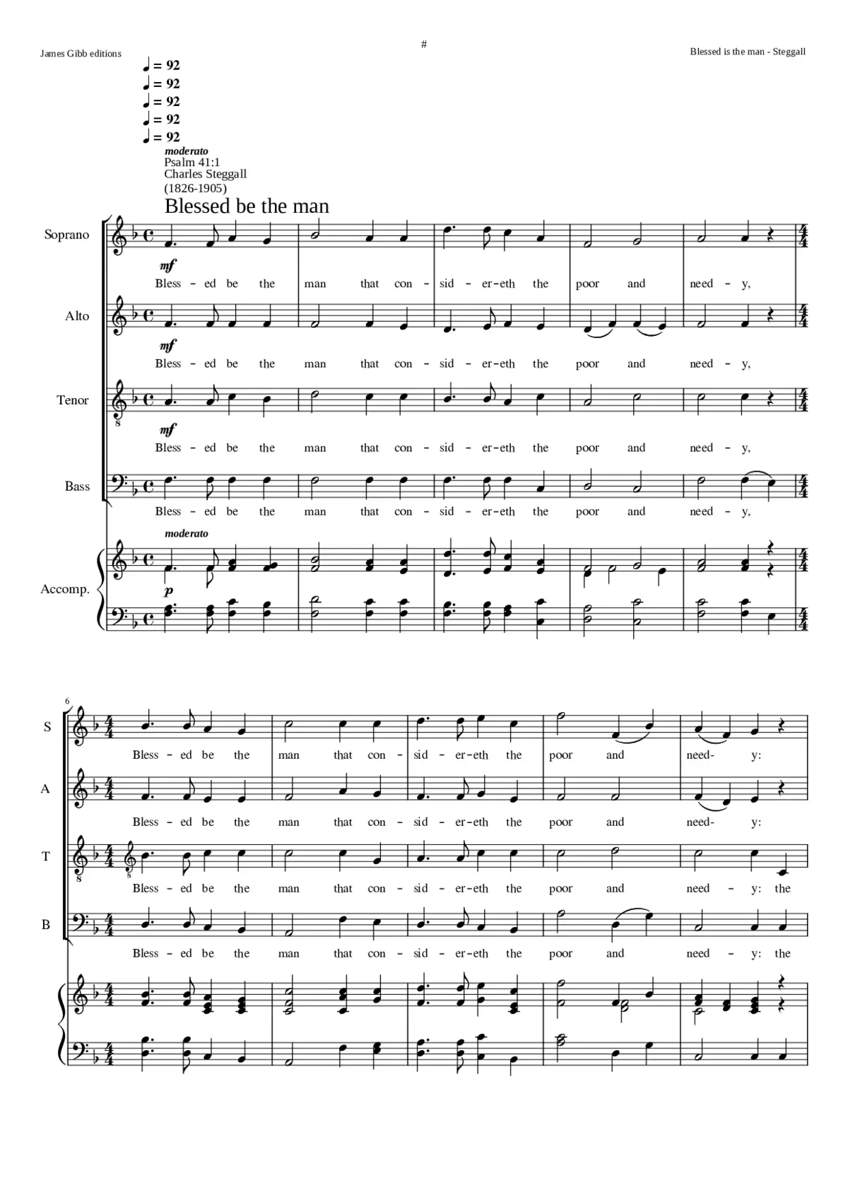 Blessed be the man - Page 1