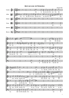 Ante me non est formatus Deus