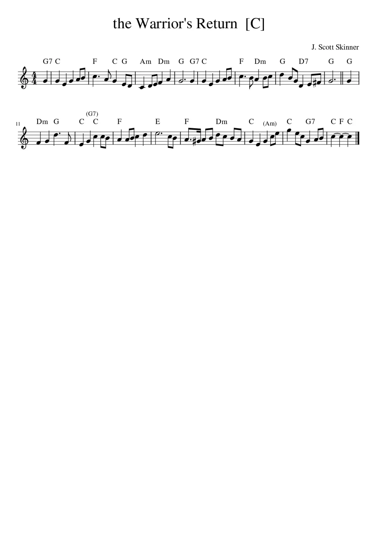 the Warrior's Return - Page 1