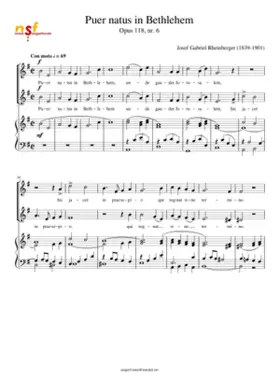 Puer natus in Bethlehem