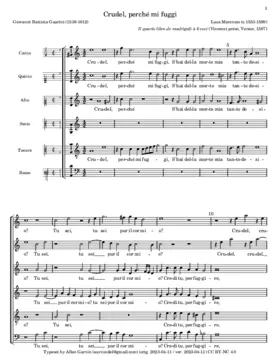 Crudel, perché mi fuggi